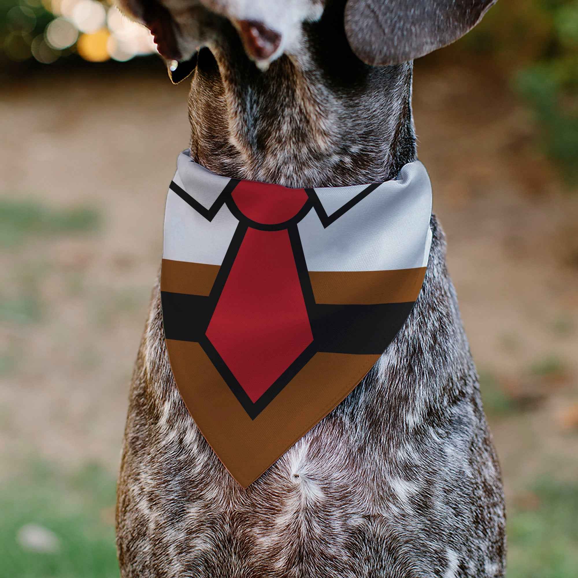 Buckle-Down SpongeBob SquarePants Tie Outfit Character Close-Up Over-the-Collar Dog Bandana
