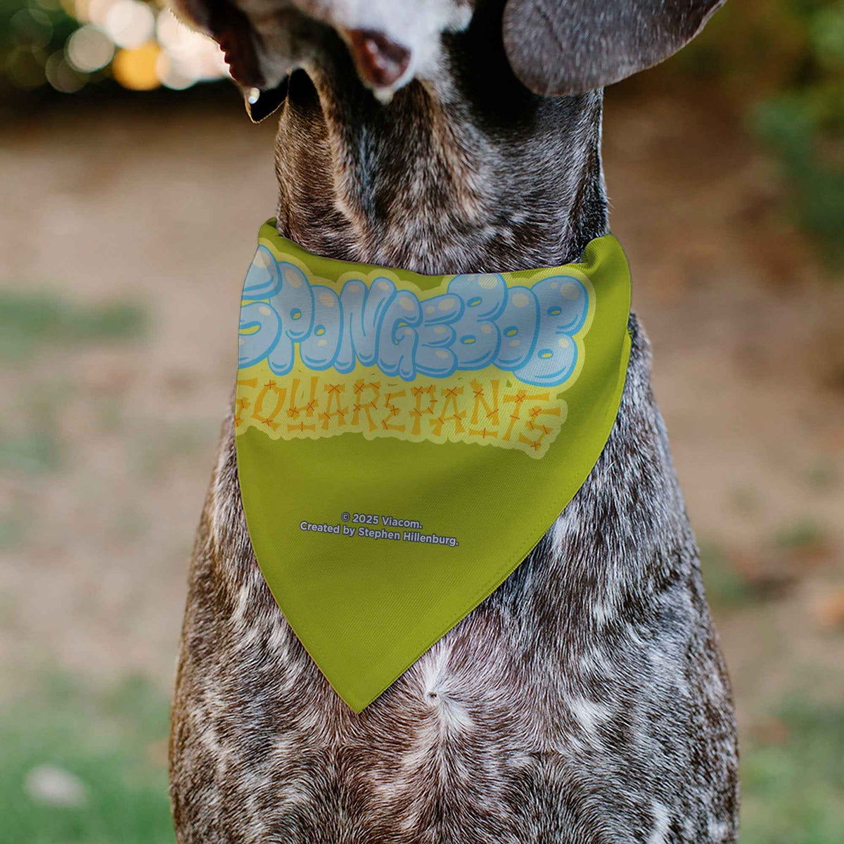 Pet Bandana - SpongeBob SquarePants Excited Smile Expression Yellow