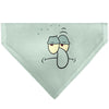 Pet Bandana - SQUIDWARD Frowning Face Close-Up and Text Blues