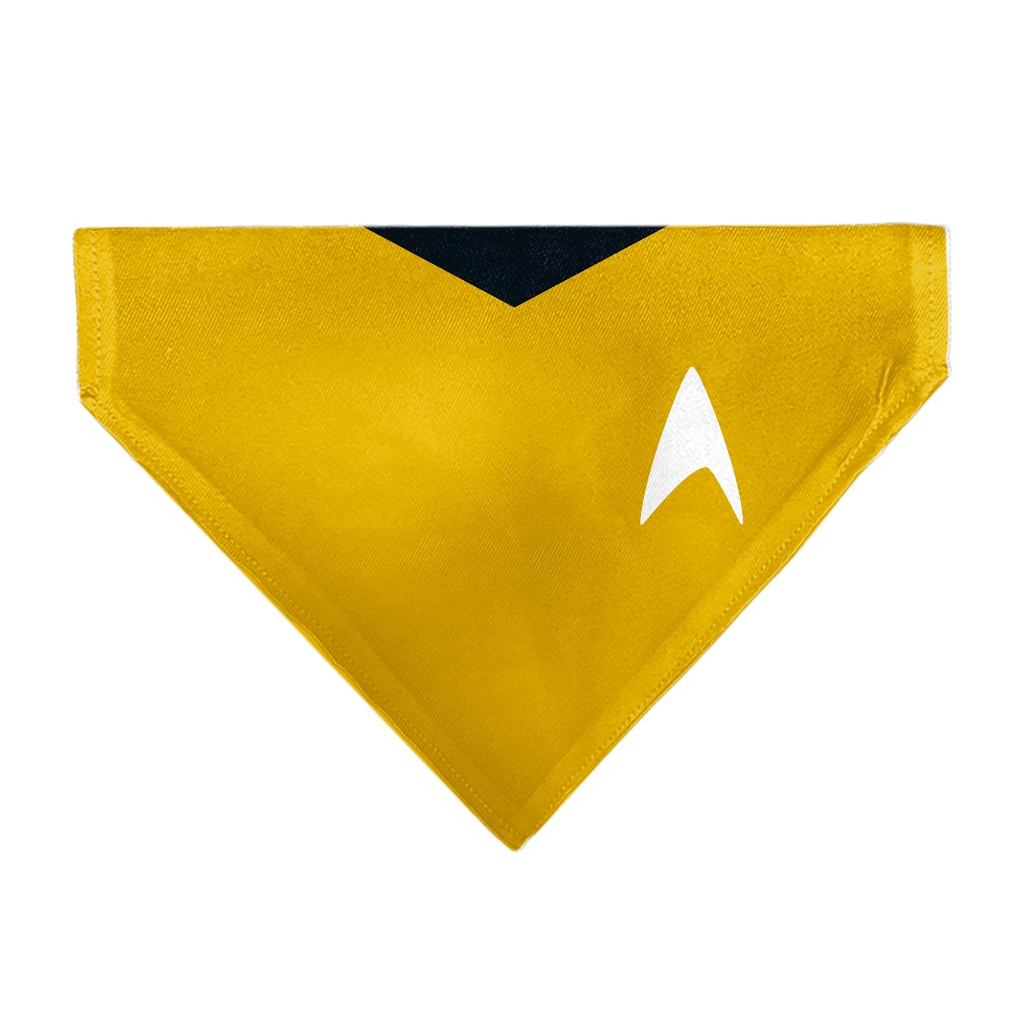 Pet Bandana - Star Trek Original Series Golden Yellow Uniform Print 