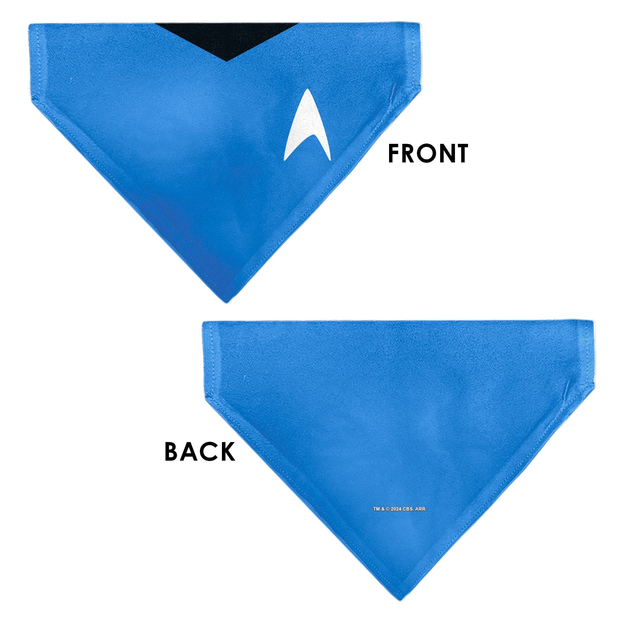 Pet Bandana - Star Trek Original Series Blue Uniform Print 