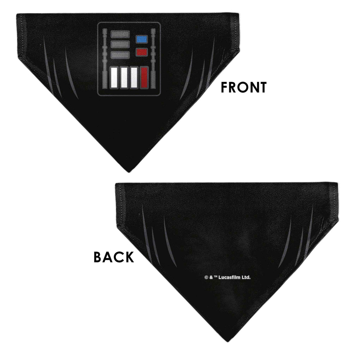 Pet Bandana - Star Wars Darth Vader Character Close-Up Black