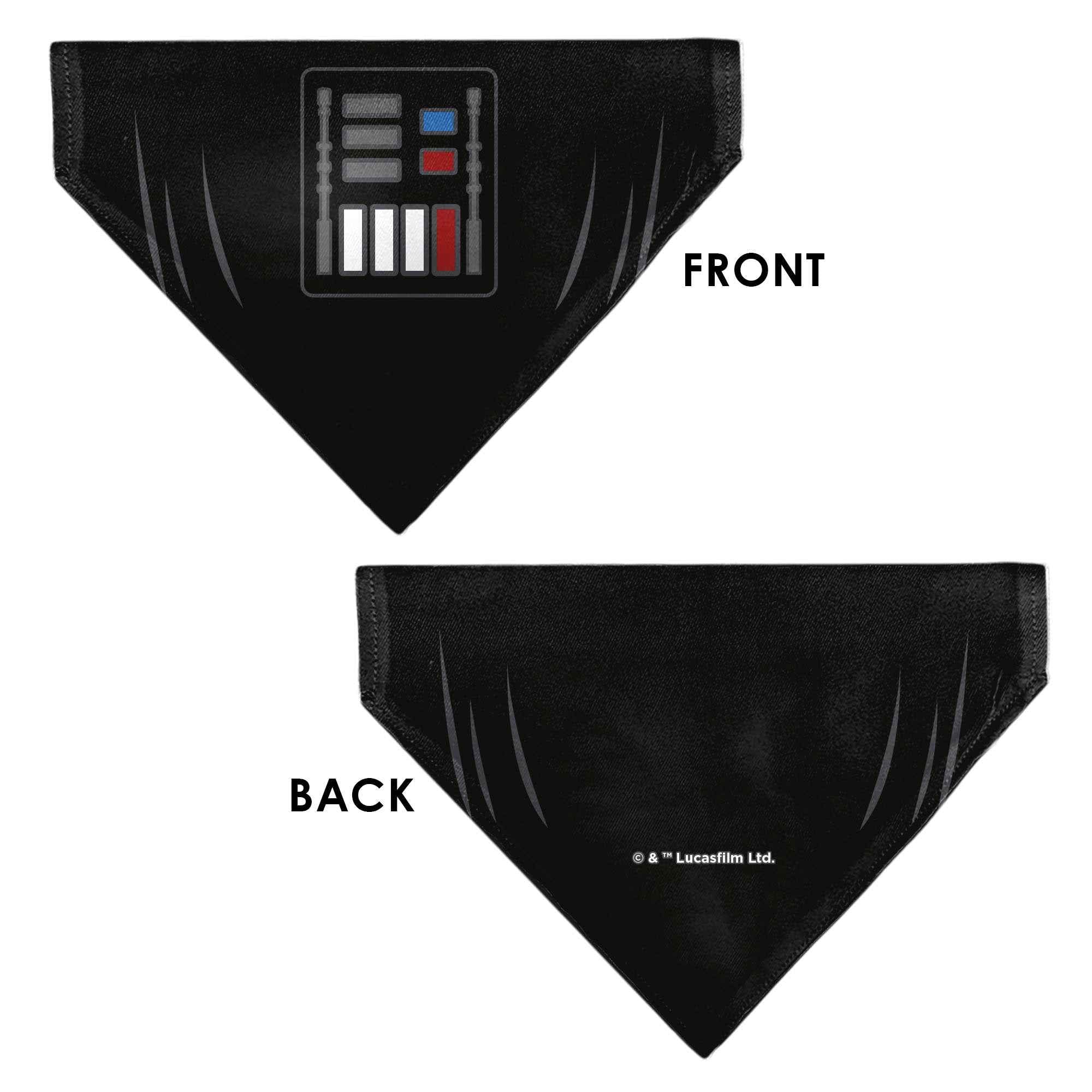 Pet Bandana - Star Wars Darth Vader Character Close-Up Black