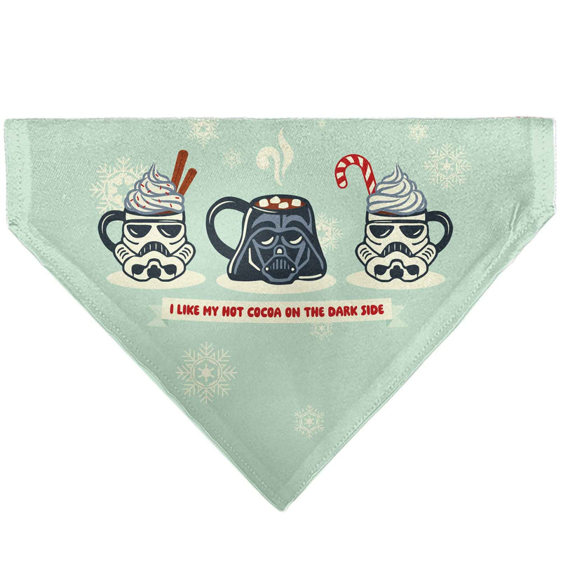 Buckle-Down Star Wars Holiday Hot Cocoa Quote Vader and Stormtrooper Mugs Over-the-Collar Dog Bandana