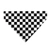 Pet Bandana - Checker Black/White