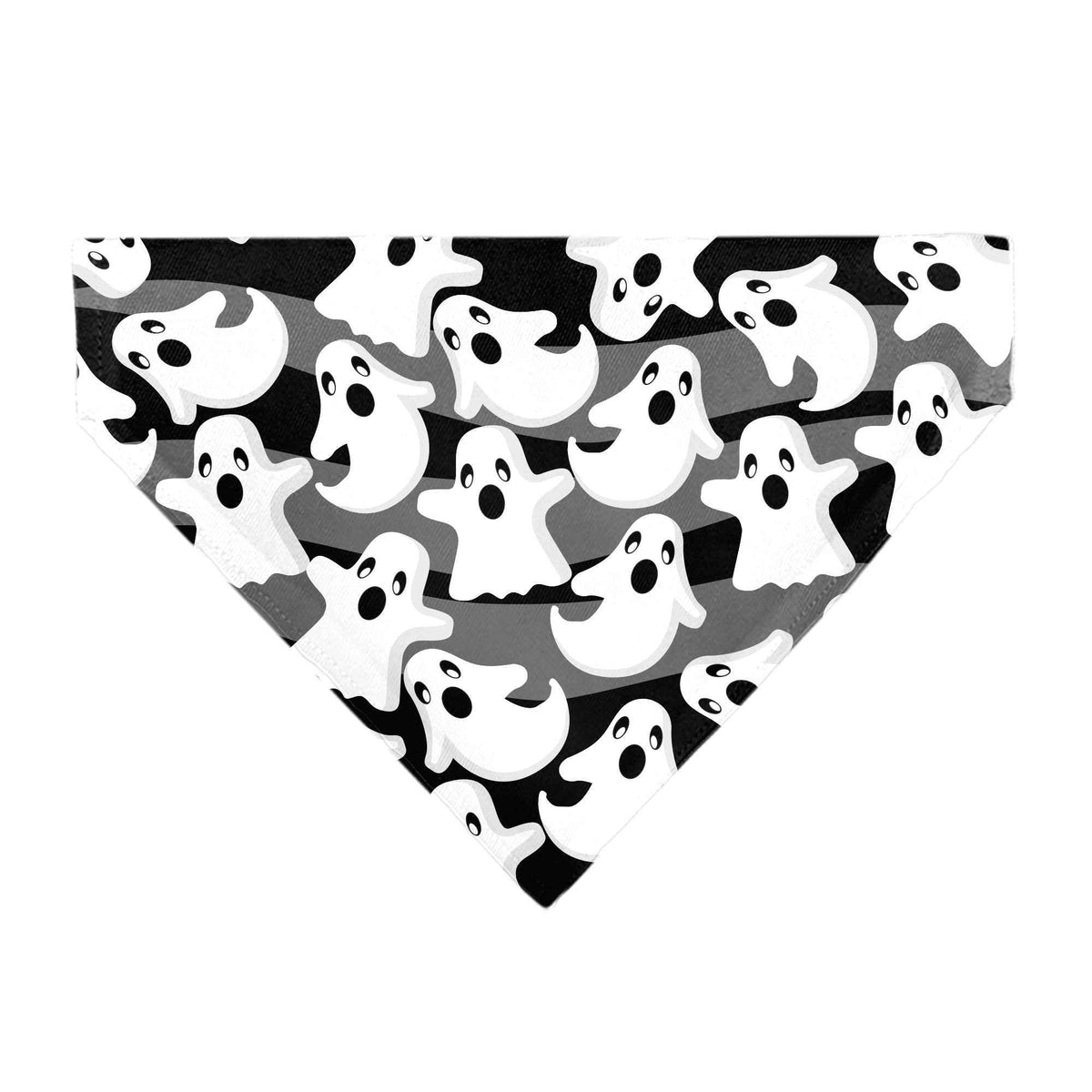 Pet Bandana - Ghosts Scattered Black/White
