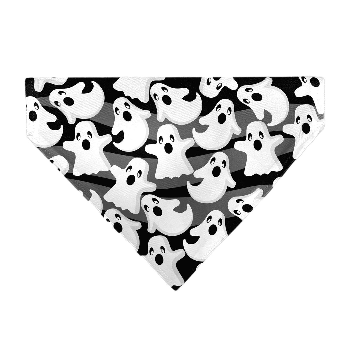 Pet Bandana - Ghosts Scattered Black/White