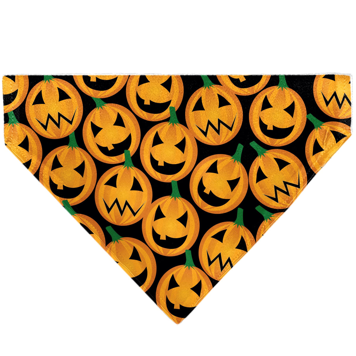Pet Bandana - Jack-o-Lantern Collage Black | HT Animal Supply