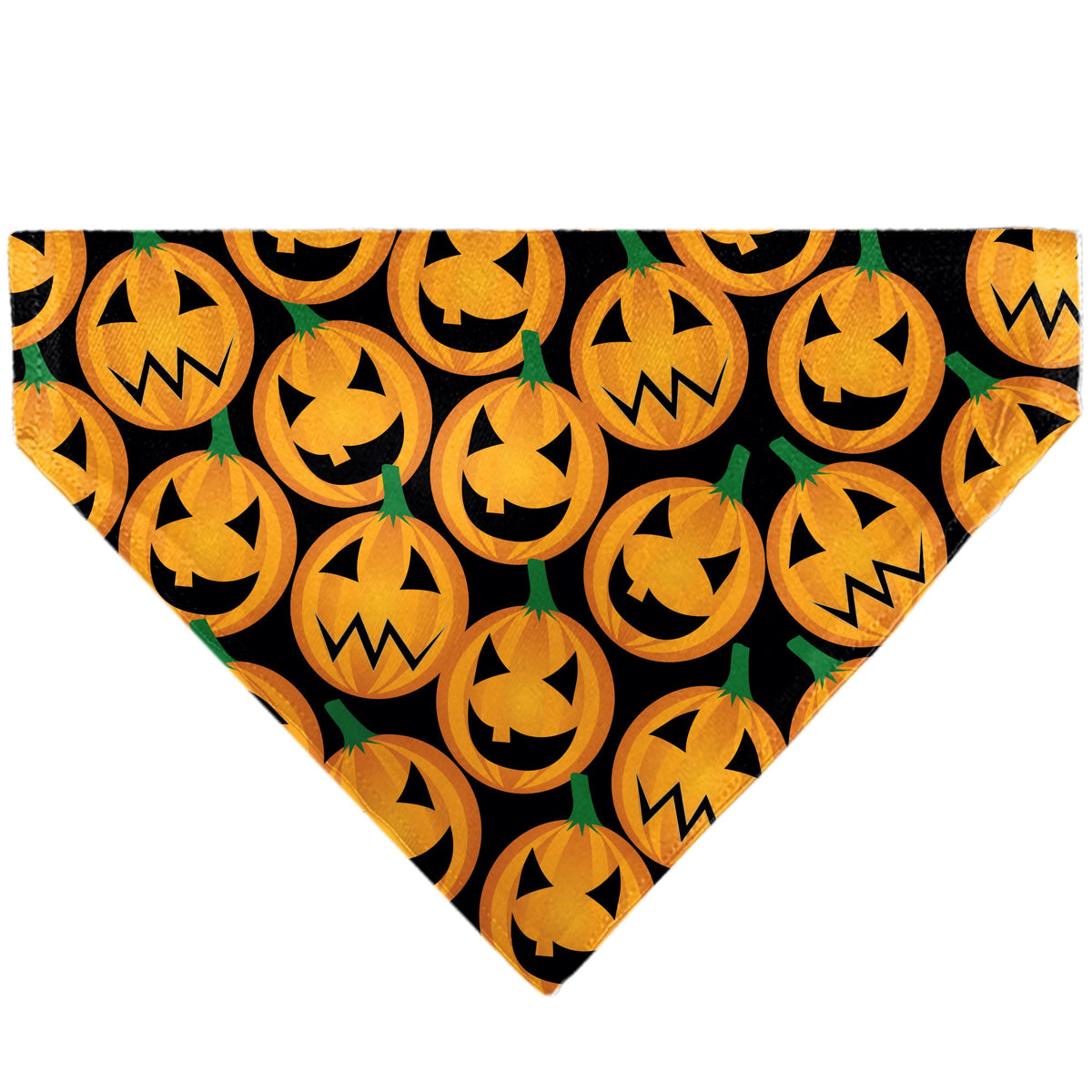 Pet Bandana - Jack-o-Lantern Collage Black | HT Animal Supply
