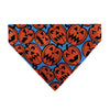 Pet Bandana - Jack-o'-Lanterns Blue