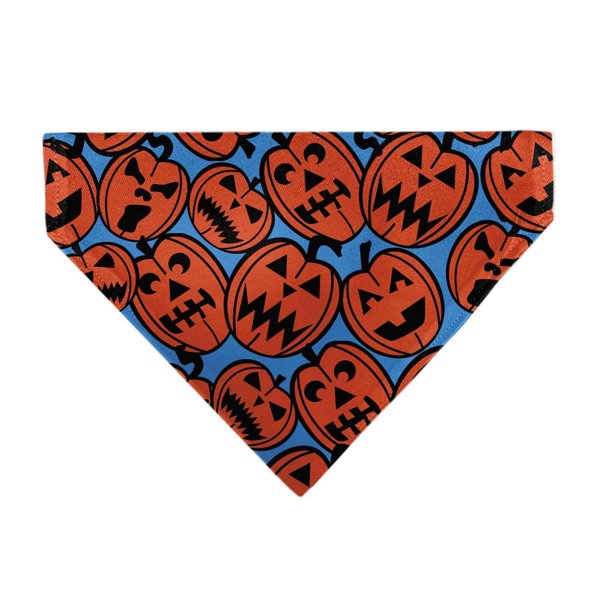 Pet Bandana - Jack-o-Lanterns Blue
