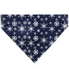 Pet Bandana - Snowflakes Blue/White