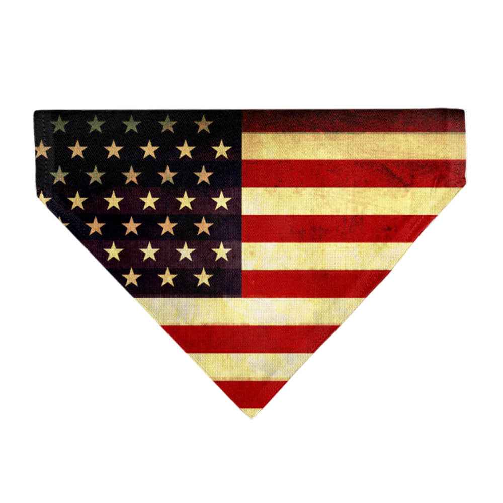 Pet Bandana - Vintage US Flag Repeat