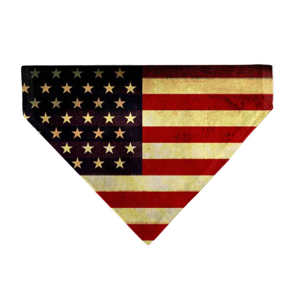Pet Bandana - Vintage US Flag Repeat