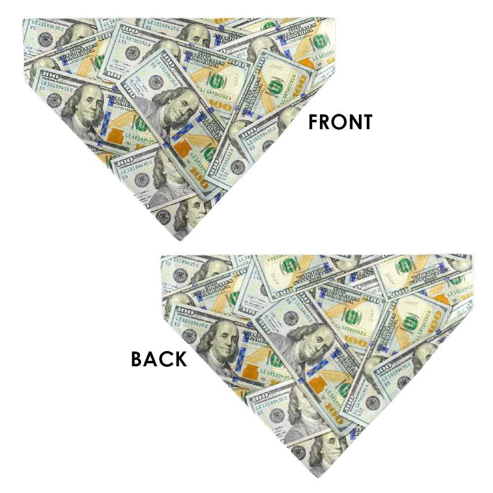 Pet Bandana - Vivid 100 Dollar Bills Stacked