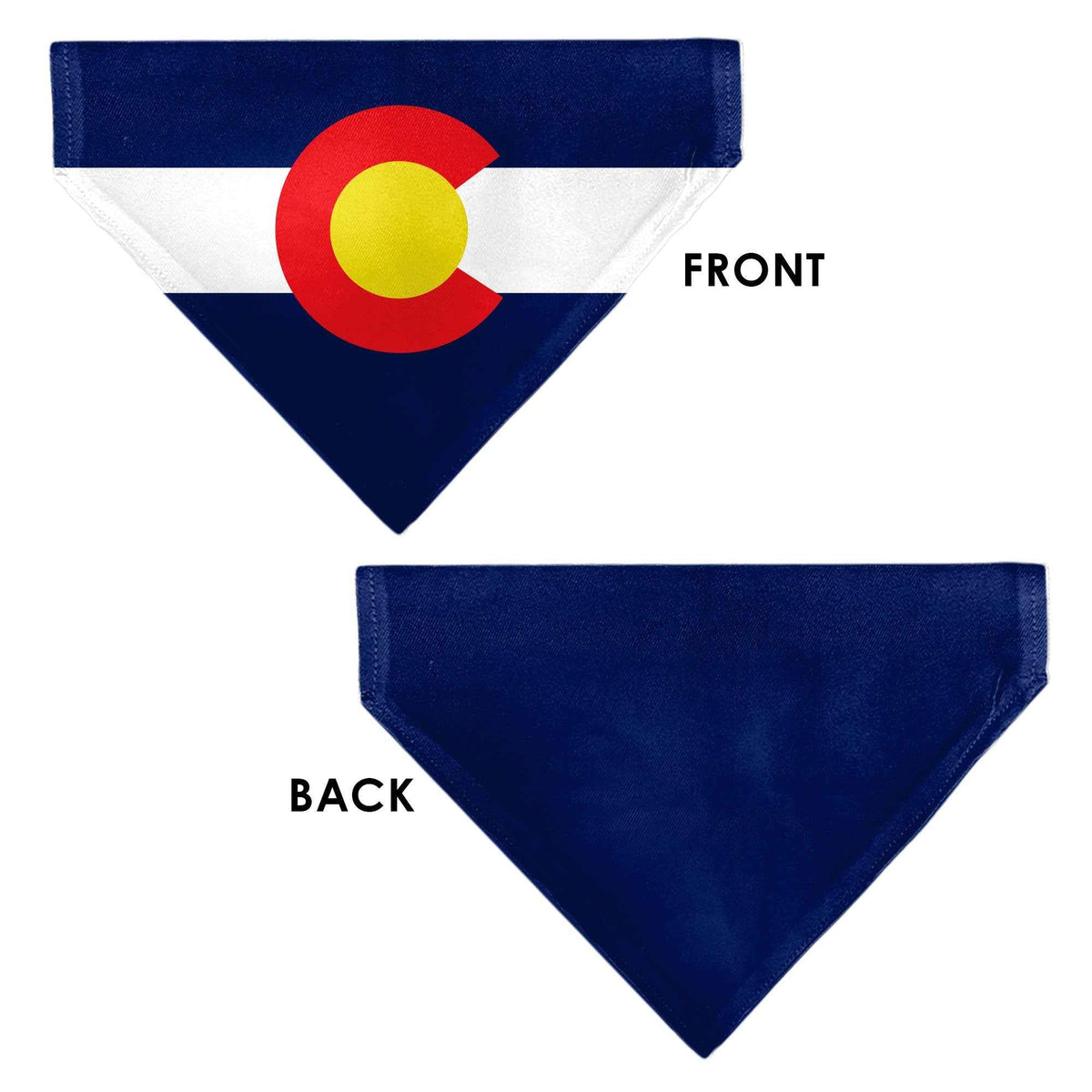 Pet Bandana - Colorado Flag Centered