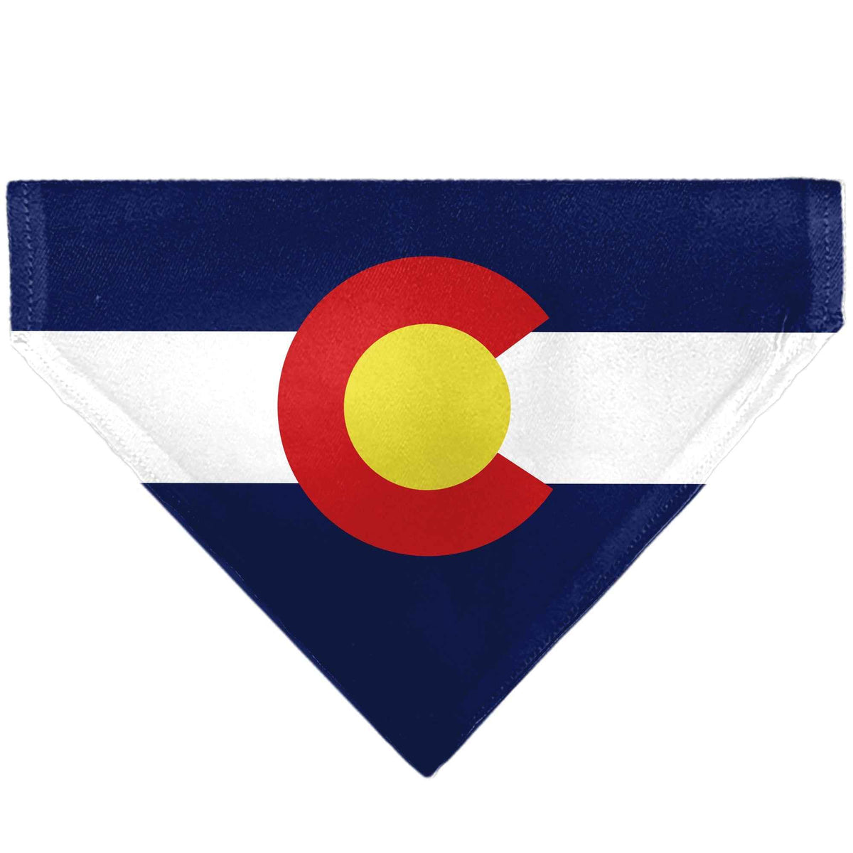 Pet Bandana - Colorado Flag Centered