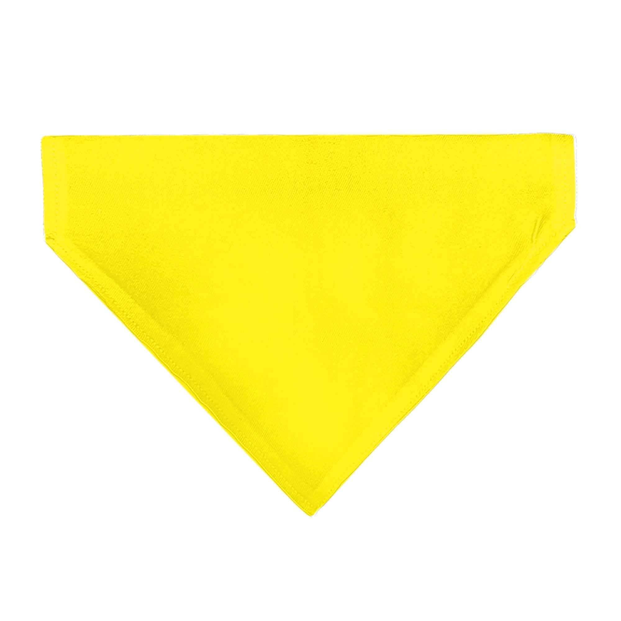 Pet Bandana - DO NOT PET Warning Yellows/Black