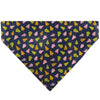 Pet Bandana - Holiday Christmas Trees Collage Navy/Multi Color