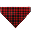 Pet Bandana - Holiday Pajama Plaid Red/Black