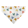 Buckle-Down Disney Mickey Mouse Ears Icon White Pet Bandana
