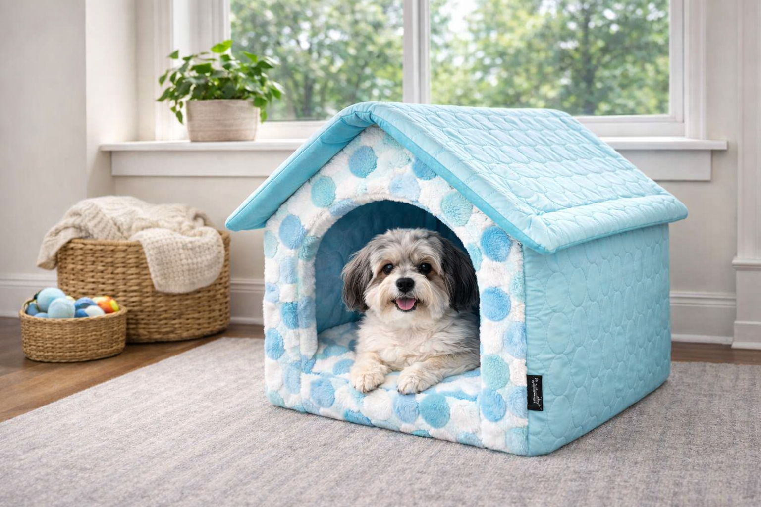 Parisian Pet Cotton Candy House-Blue