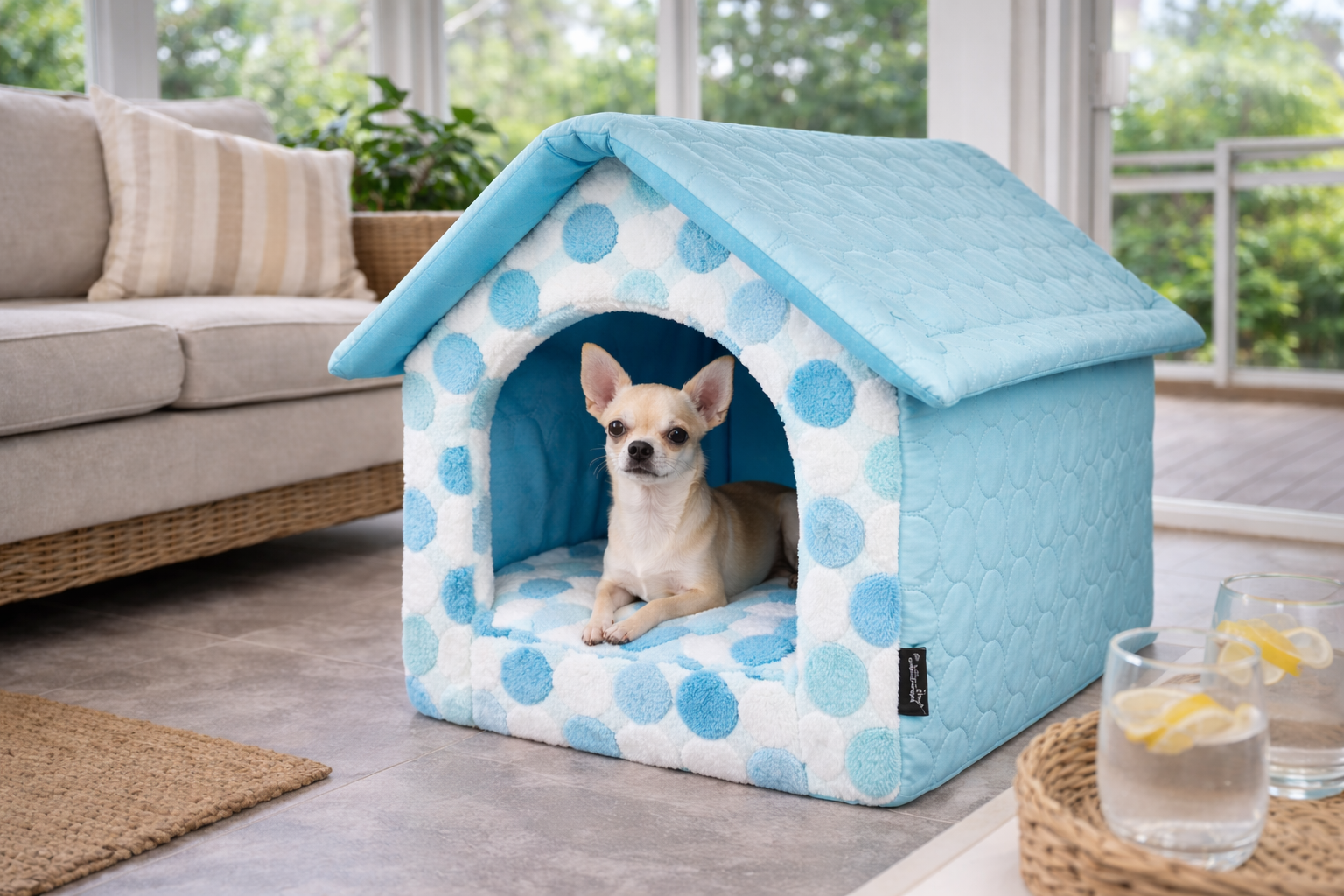 Parisian Pet Cotton Candy House-Blue