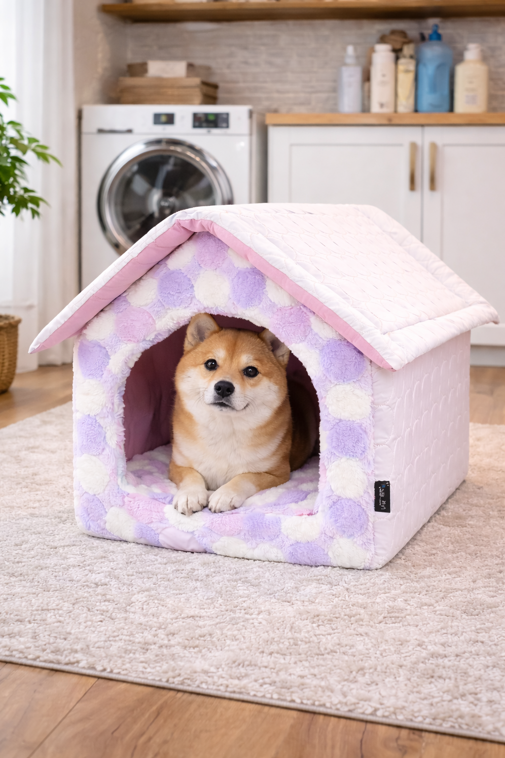 Parisian Pet Cotton Candy House Medium-Pink | HT Animal Supply