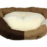 Parisian Pet Caramel Microfiber Bed - Comfortable, Durable, Cozy, Washable, Luxury Pet Bed for Small Dogs & Cats, Caramel