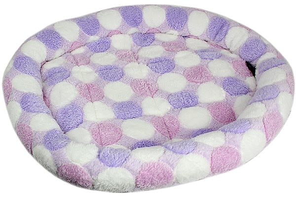 Parisian Pet Cotton Candy Mat - Comfortable, Travel-Friendly, Luxury, Washable Pink Pet Mat for Medium Dogs & Cats