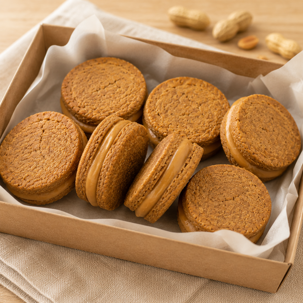 PAWsitively Organic Peanut Butter Macaron Dog Treats