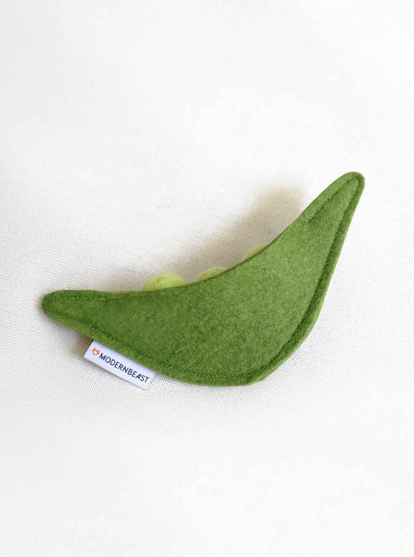Pea Pod Wool Cat Toy