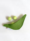 Pea Pod Wool Cat Toy
