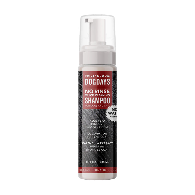 DOGDAYS Waterless Foaming Shampoo for Dogs & Cats --No-Rinse, Odor-Eliminating Cleanser