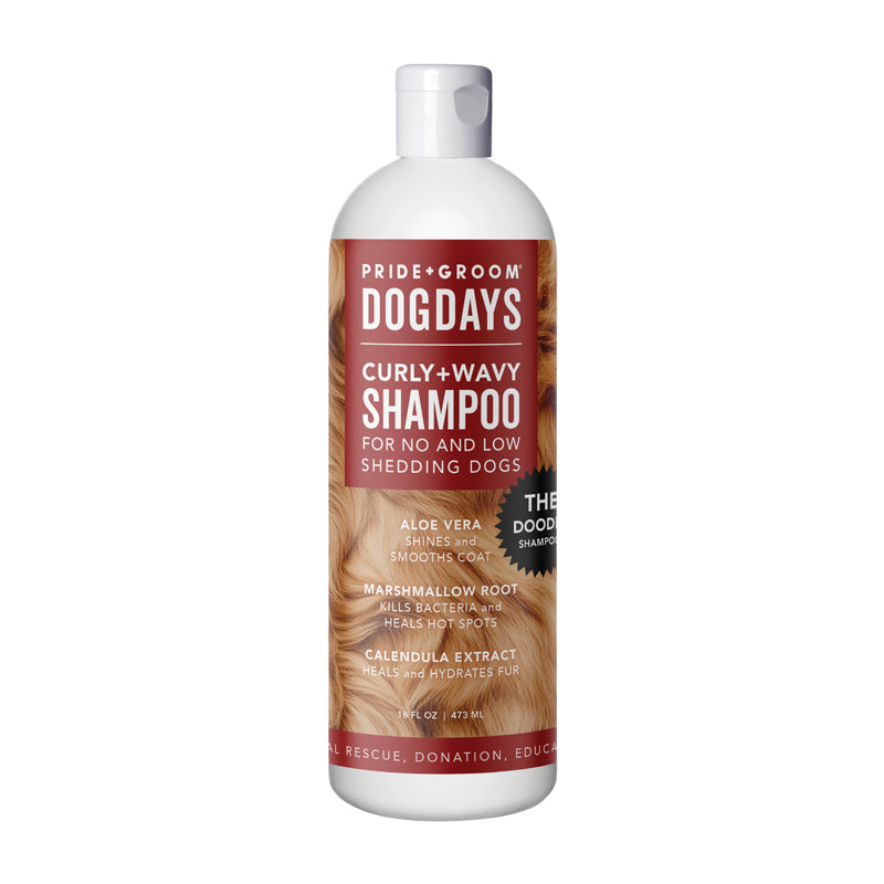 DOGDAYS Hydrating Dog Shampoo for Curly & Wavy Coats - Tear-Free, Vegan, and Hypoallergenic