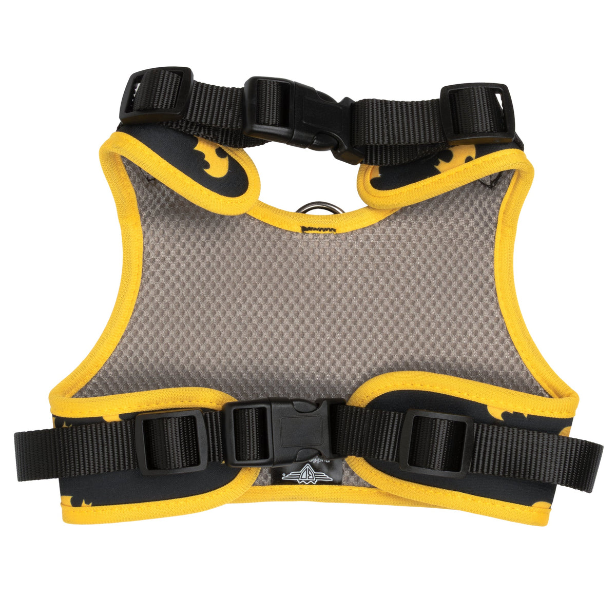 Buckle-Down Batman Bat Signal Scattered Black/Yellow Pet Harness
