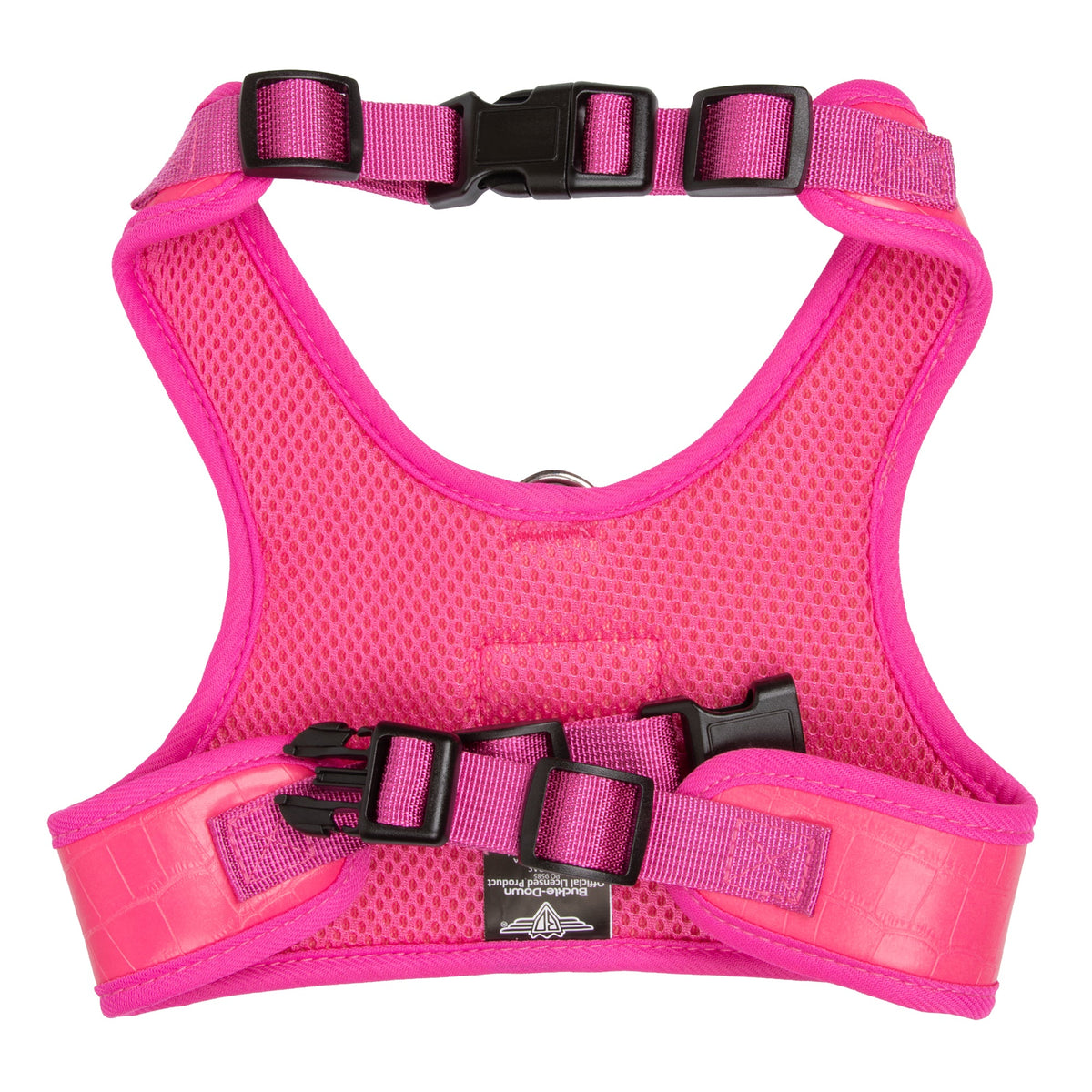 Buckle-Down Barbie Faux Crocodile Skin PU Pink Pet Harness