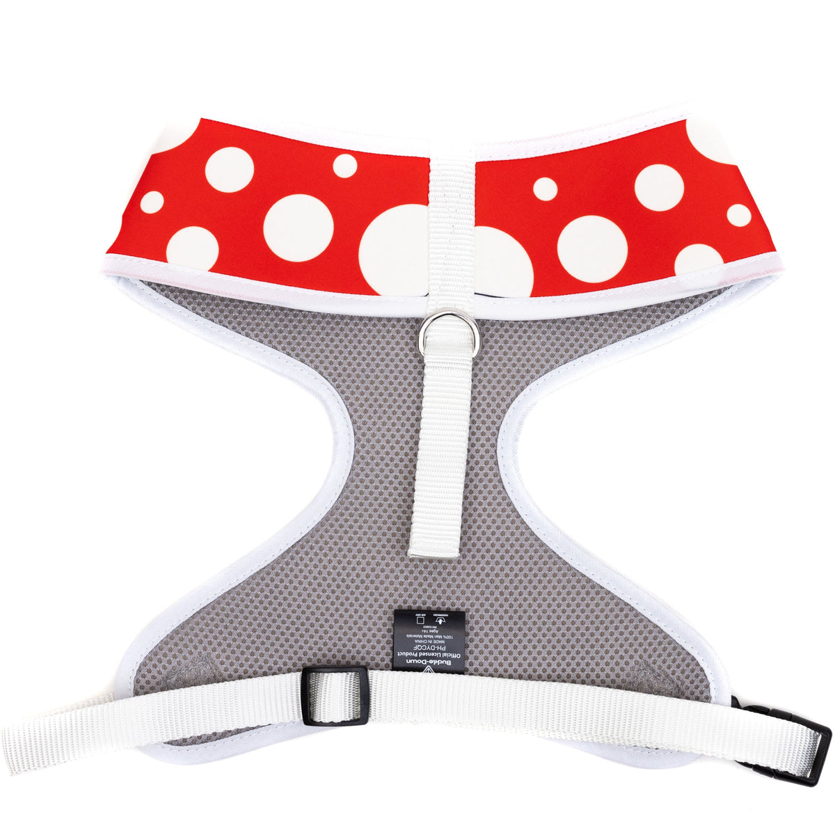 Buckle-Down Disney Minnie Mouse Face and Polka Dots Red White Pet Harness