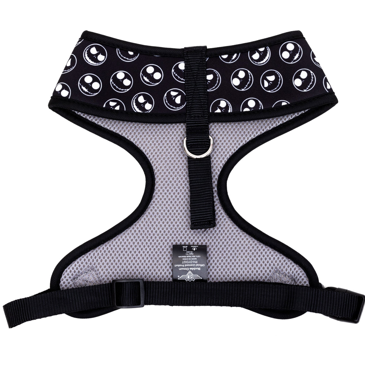 Buckle-Down The Nightmare Before Christmas Jack Expressions All Over Black/White Pet Harness