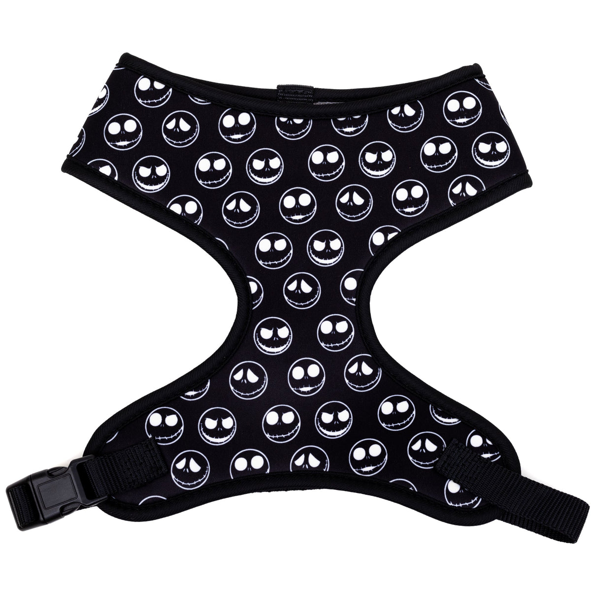 Buckle-Down The Nightmare Before Christmas Jack Expressions All Over Black/White Pet Harness