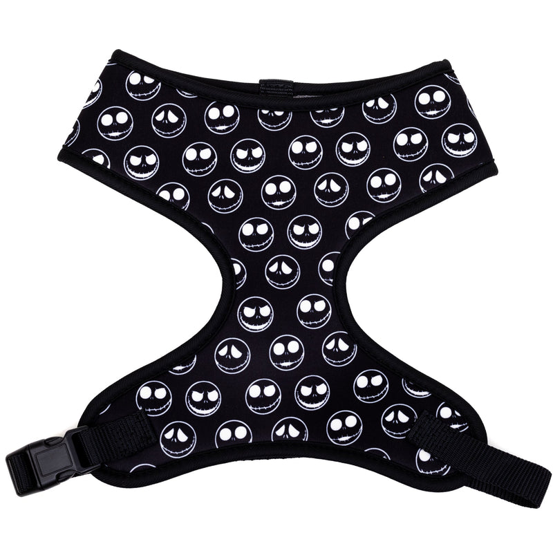Buckle-Down The Nightmare Before Christmas Jack Expressions All Over Black/White Pet Harness