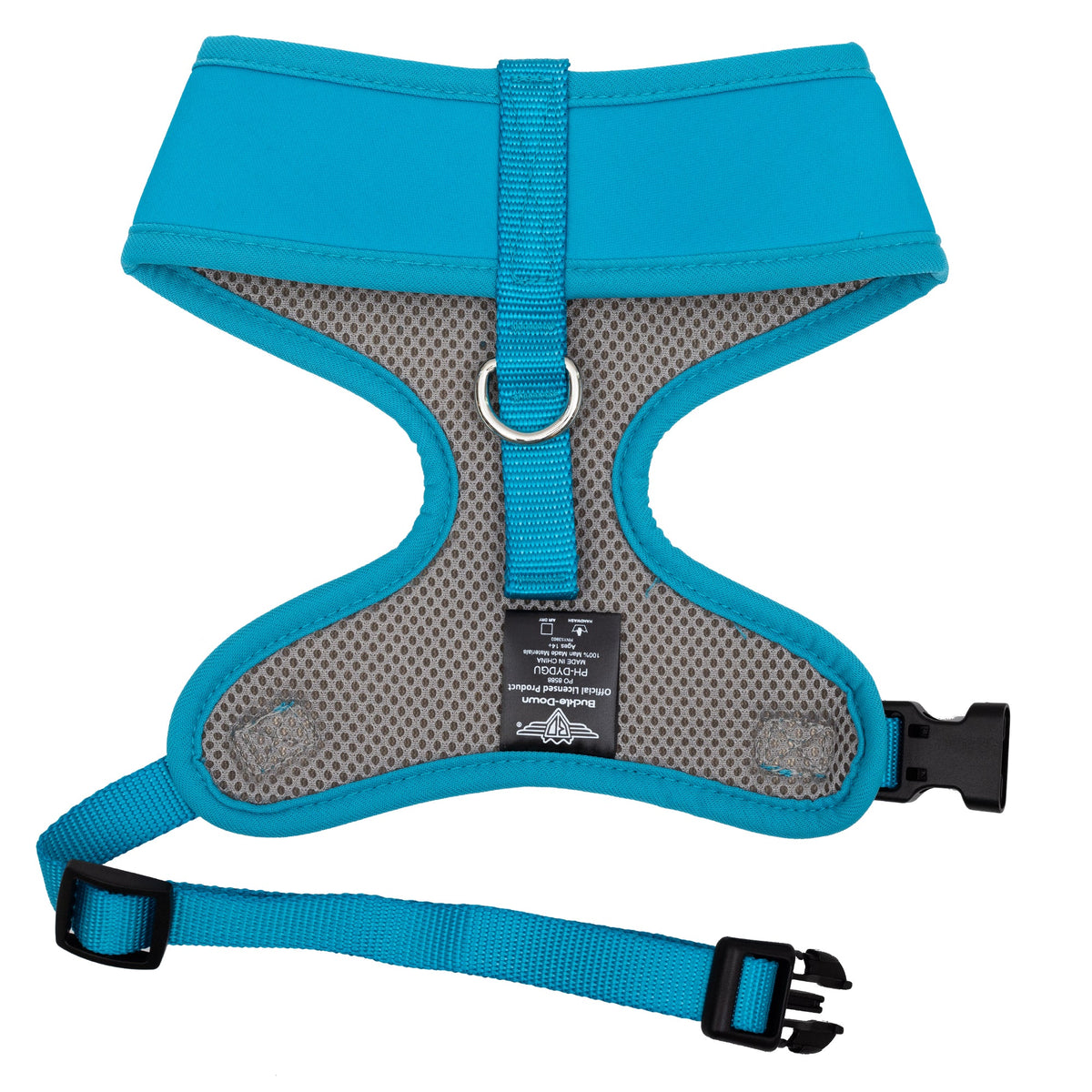 Buckle-Down Lilo & Stitch Smiling Stitch Face Close-Up Blue Pet Harness