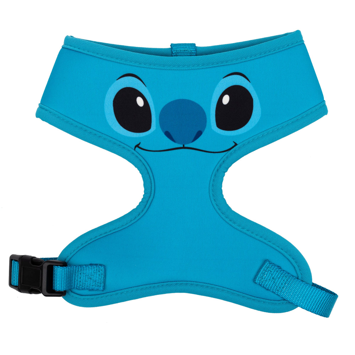 Buckle-Down Lilo & Stitch Smiling Stitch Face Close-Up Blue Pet Harness