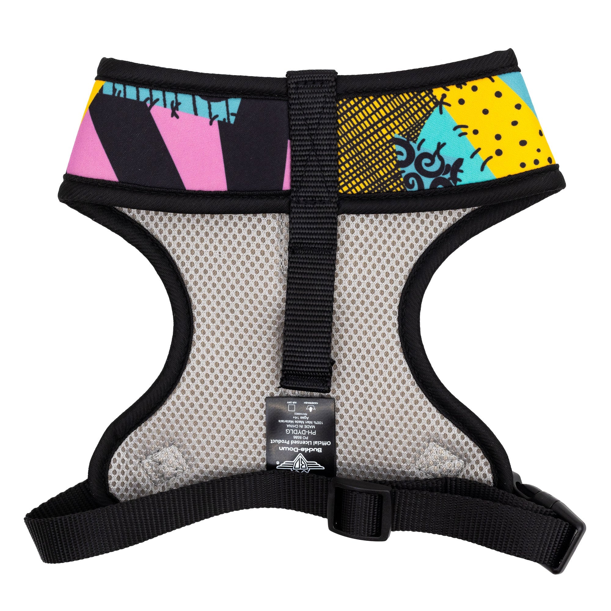 Pet Harness - The Nightmare Before Christmas Sally Dress Patchwork Multi Color