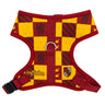 Pet Harness - Harry Potter Gryffindor Checker Burgundy/Yellow
