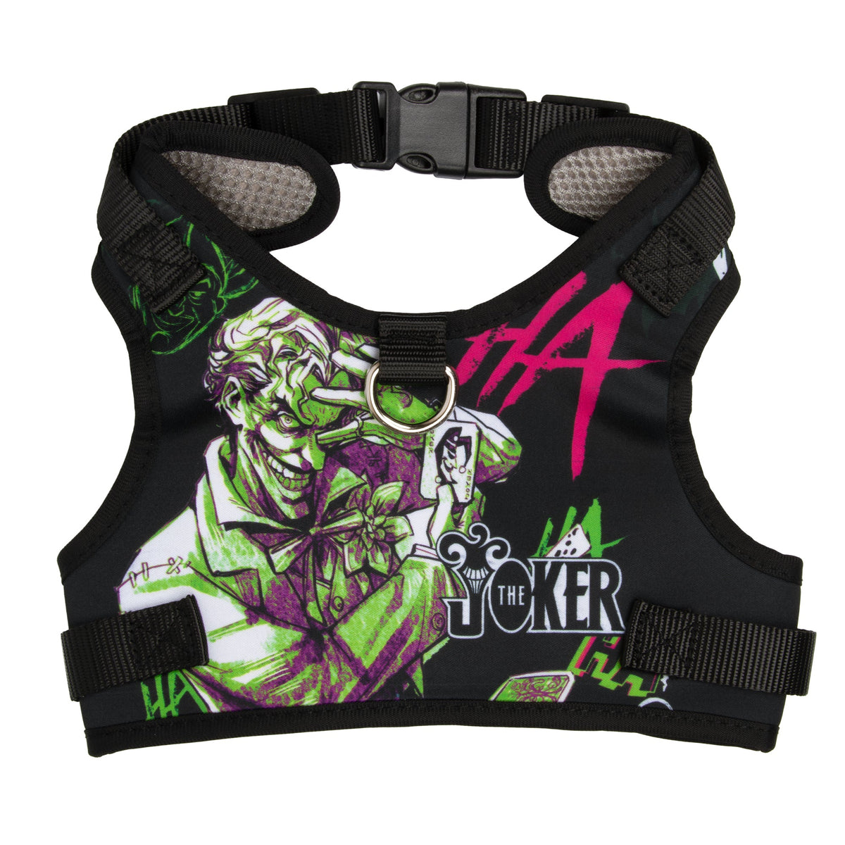 Buckle-Down Joker the Clown Prince of Crime Collage Multi Color Pet Harness