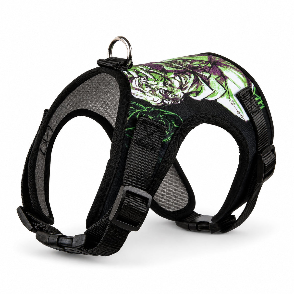 Buckle-Down Joker the Clown Prince of Crime Collage Multi Color Pet Harness