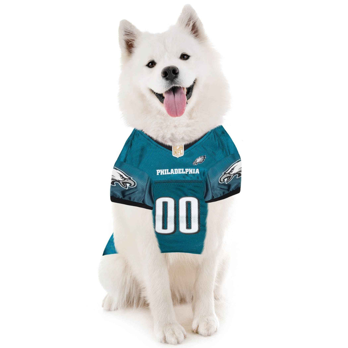 NFL Philadelphia Eagles Striped Mesh Pet Jersey