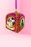 Pink Panettone Polish Glass Ornament