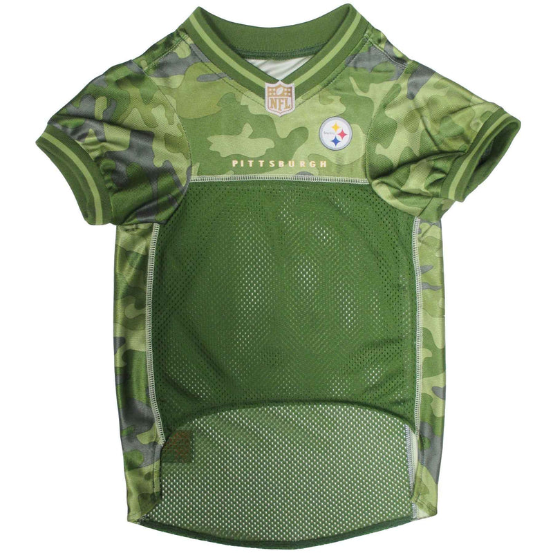 NFL Pittsburgh Steelers Camo Mesh Pet Jersey